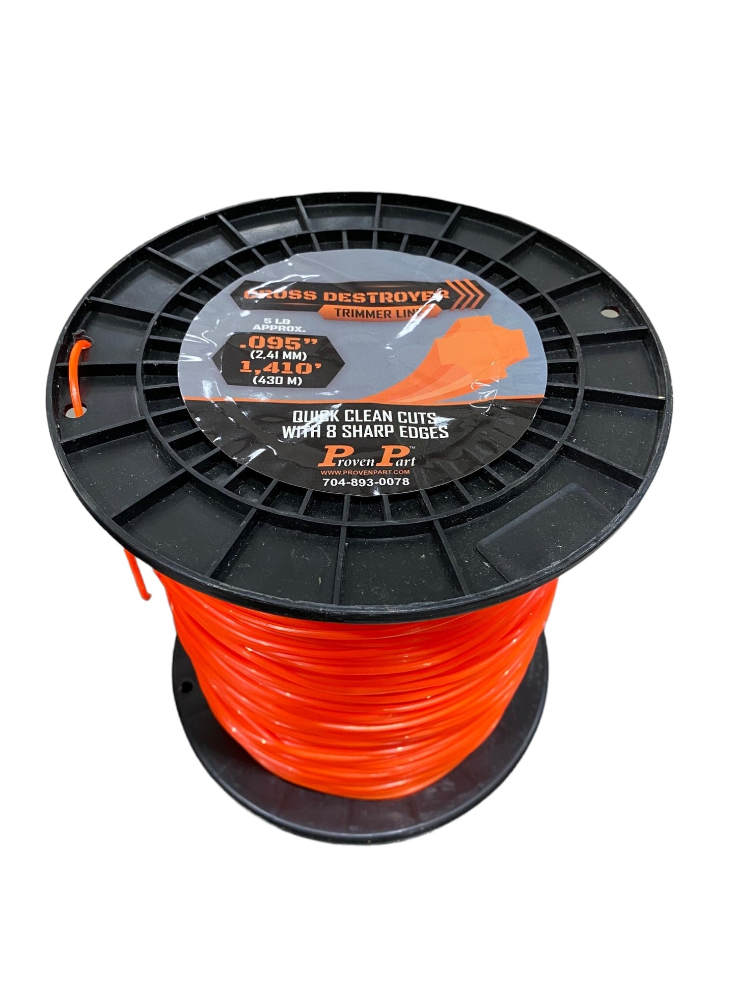 Línea de recortadora profesional de 8 lados Cross Destroyer, pieza probada, .095, 5 libras