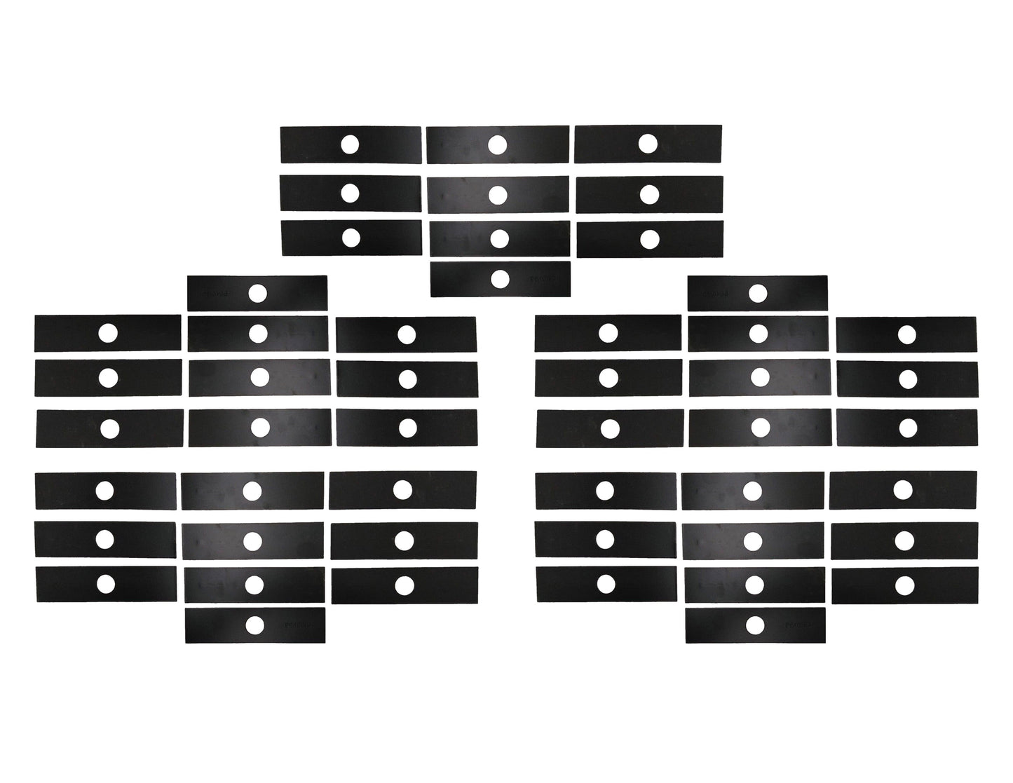 50 Pack Edger Blades For EGO 56V Edger, 8x2 - 1 Inch Center Hole, Fits Models EA0800 ME0801 ME0800
