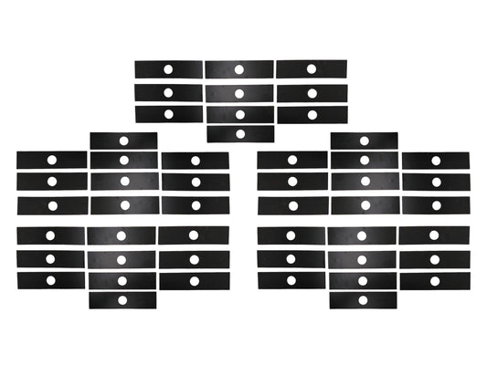 Proven Part 50 Pack Edger Blade 8" Economy Green Machine