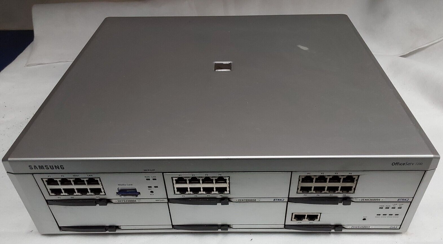 Pieza probada del sistema telefónico Samsung Officeserv Os7200