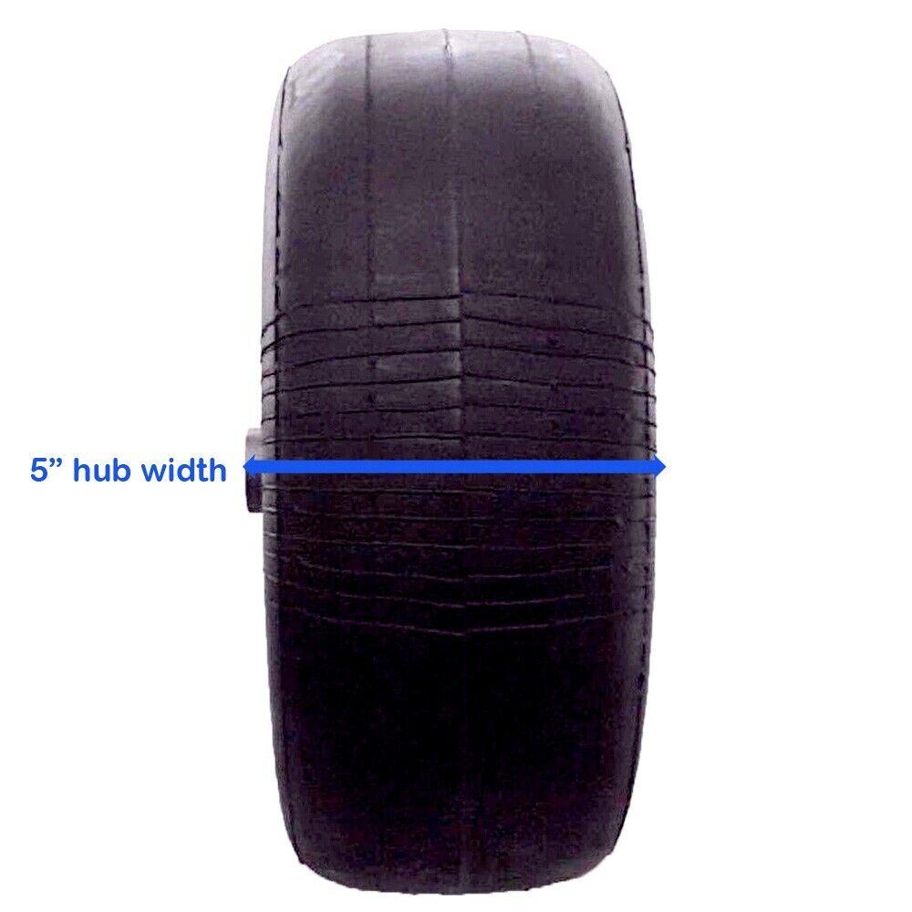 Proven Part 2-Pack No-Flat Tire 11X4-5 Solid Rubber Fits Stander 72460026