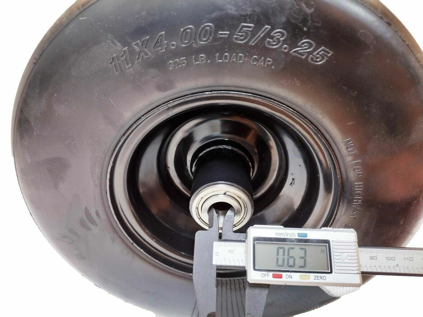 Proven Part 1734013SM No-Flat Solid Wheel and Tire Assembly 11X4X5