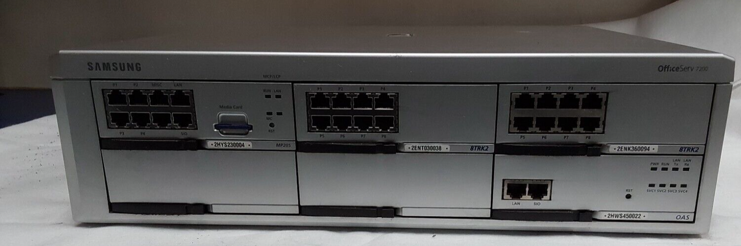 Pieza probada del sistema telefónico Samsung Officeserv Os7200